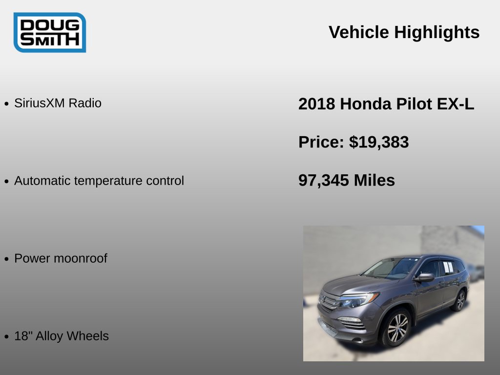Used 2018 Honda Pilot EX-L image 4