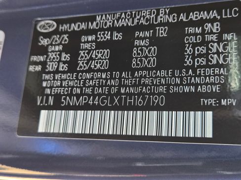 Certified 2026 Hyundai Santa Fe Limited FWD image 35
