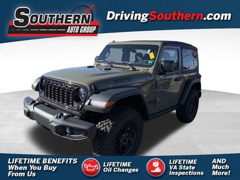 Used 2025 Jeep Wrangler Sport image 1