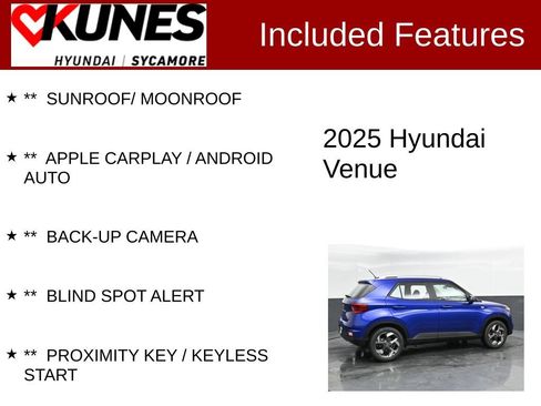 Used 2025 Hyundai Venue SEL FWD image 2