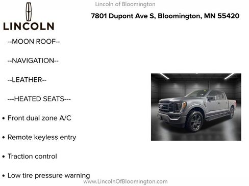 Used 2023 Ford F150 Lariat w/ Equipment Group 502A High image 5