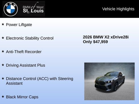 Used 2026 BMW X2 xDrive28i AWD/4WD image 30