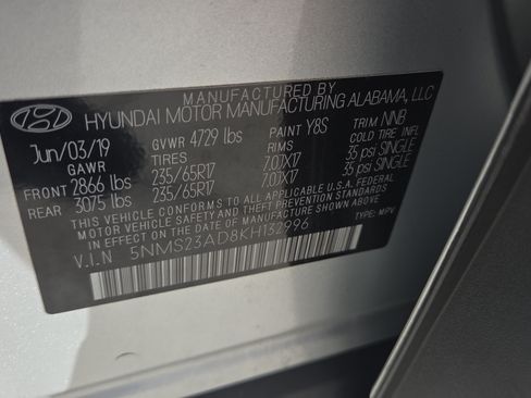 Used 2019 Hyundai Santa Fe SE FWD image 21