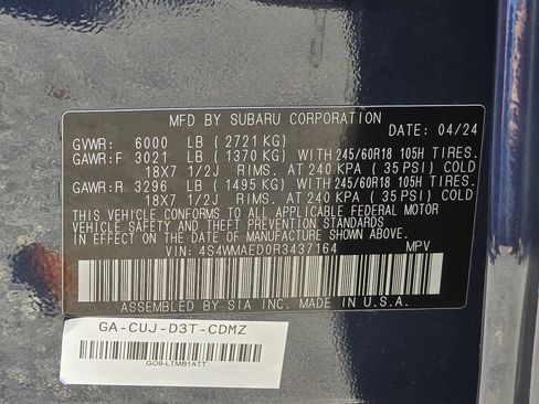 Used 2024 Subaru Ascent Premium w/ Convenience Package image 32