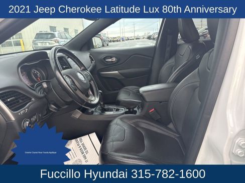 Used 2021 Jeep Cherokee Latitude Lux 80th Anniv w/ Quick Order Package 26U 80TH AWD/4WD image 12