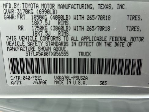 New 2026 Toyota Tundra SR5 image 46