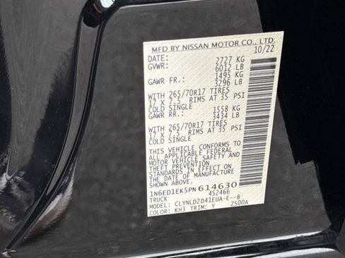 Used 2023 Nissan Frontier PRO-4X w/ Pro-4X Premium Package image 30