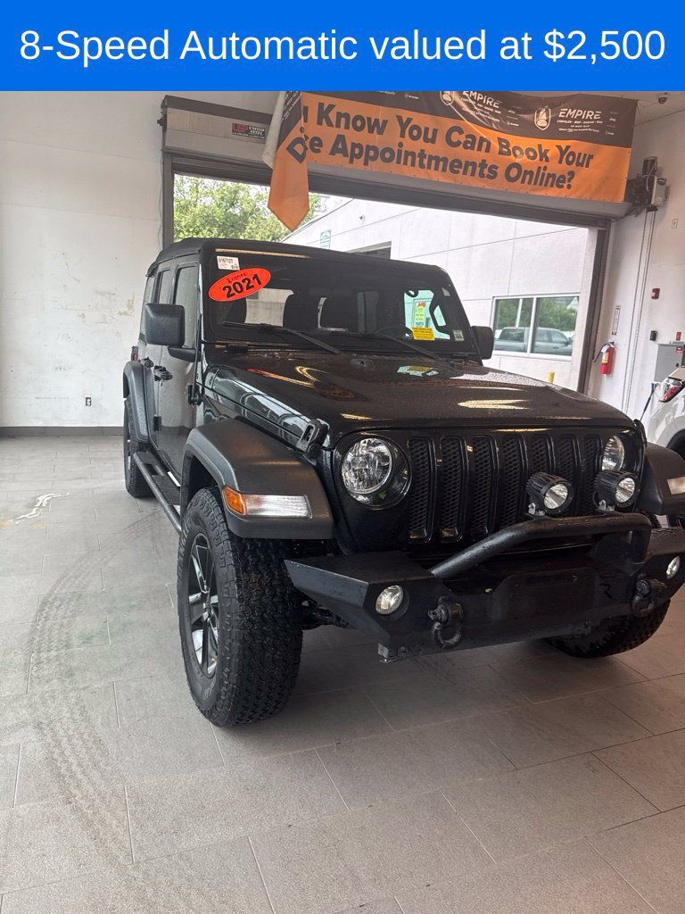 Used 2021 Jeep Wrangler Unlimited Sport AWD/4WD image 2