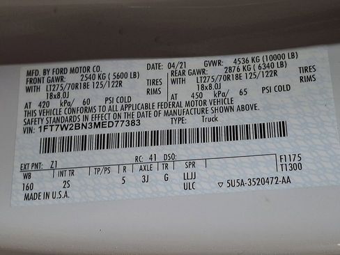 Used 2021 Ford F250 XLT w/ XLT Premium Package image 26