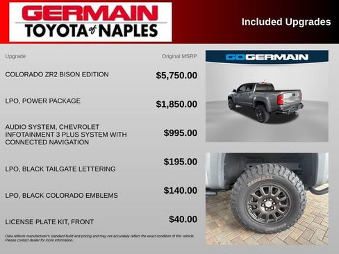 Used 2021 Chevrolet Colorado ZR2 w/ Colorado ZR2 Bison Edition AWD/4WD image 4