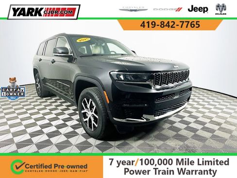 Certified 2025 Jeep Grand Cherokee L Limited w/ Luxury Tech Group II image 1