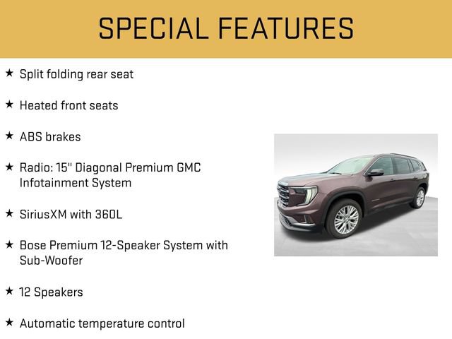 Used 2026 GMC Acadia Elevation w/ Elevation Premium Package AWD/4WD image 20
