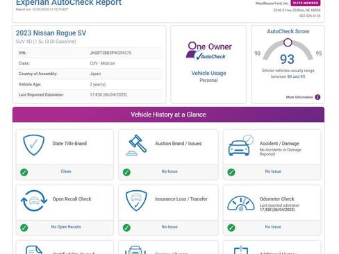 Certified 2023 Nissan Rogue SV image 22