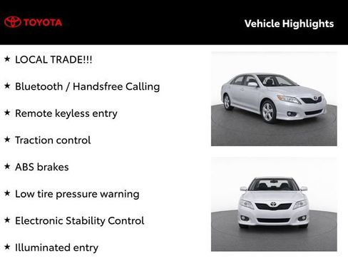 Used 2010 Toyota Camry LE FWD image 12