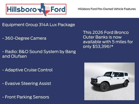 Used 2026 Ford Bronco Outer Banks AWD/4WD image 3