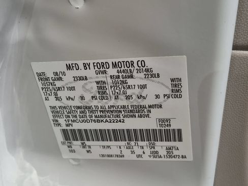 Used 2011 Ford Escape XLT w/ 202A Rapid Spec Order Code FWD image 37