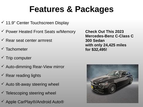 Used 2023 Mercedes-Benz C 300 4MATIC Sedan image 24