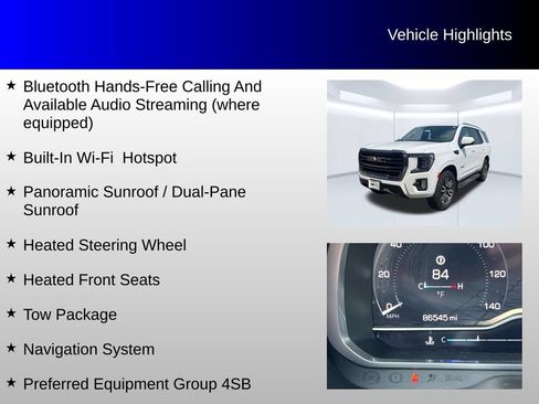 Used 2023 GMC Yukon AT4 w/ Technology Package AWD/4WD image 8