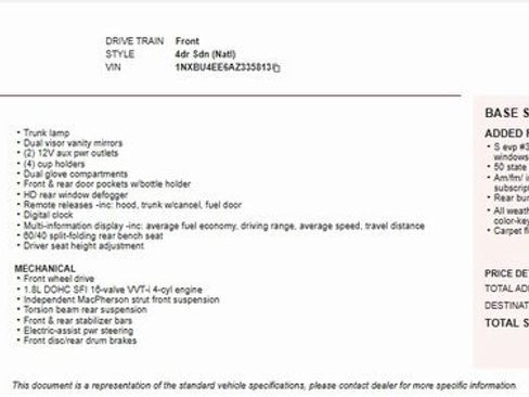 Used 2010 Toyota Corolla S image 25