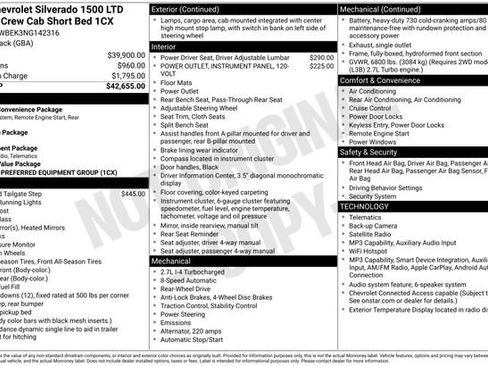 Used 2022 Chevrolet Silverado 1500 Custom RWD image 2