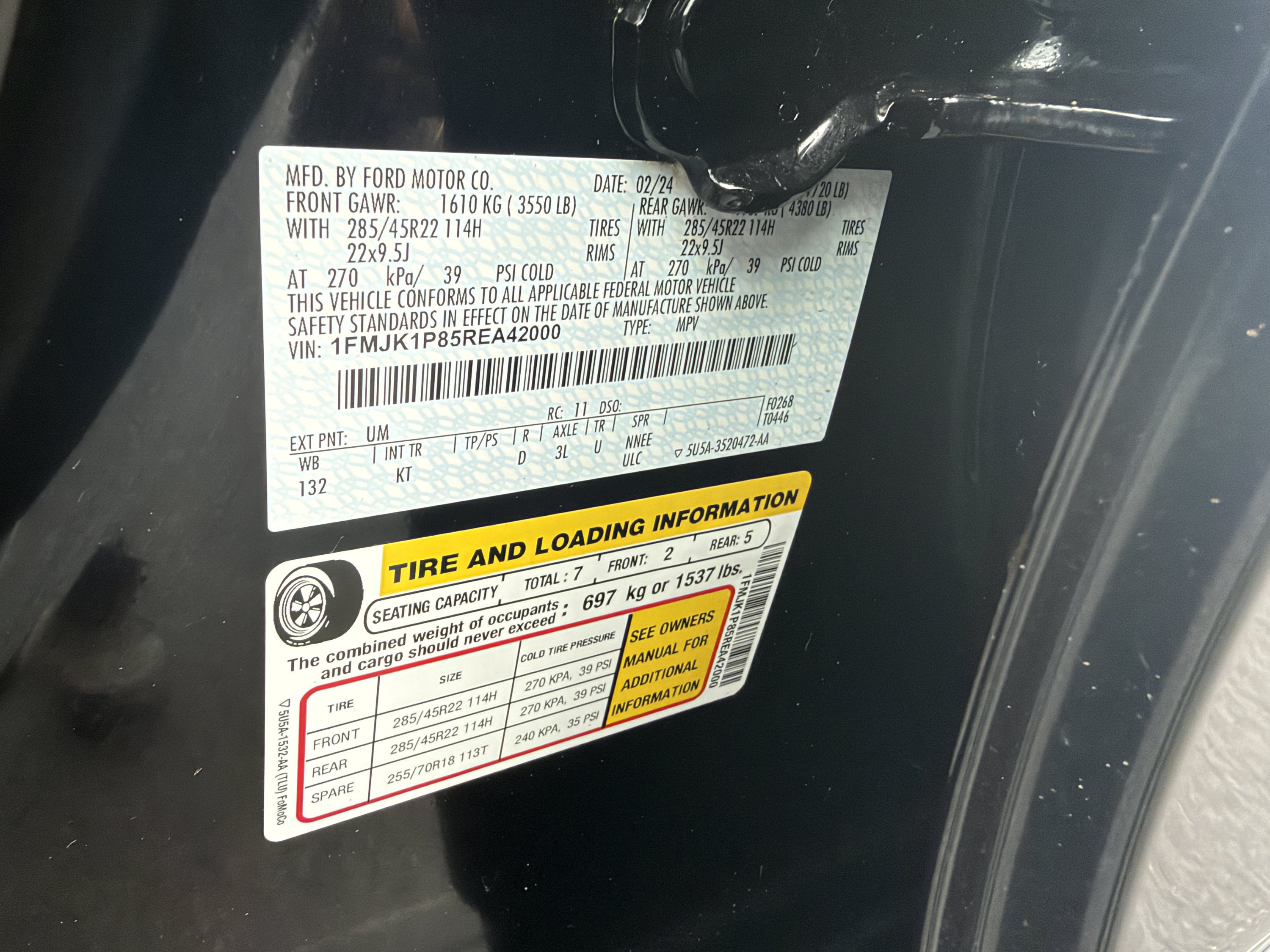 Used 2024 Ford Expedition Max King Ranch AWD/4WD image 44