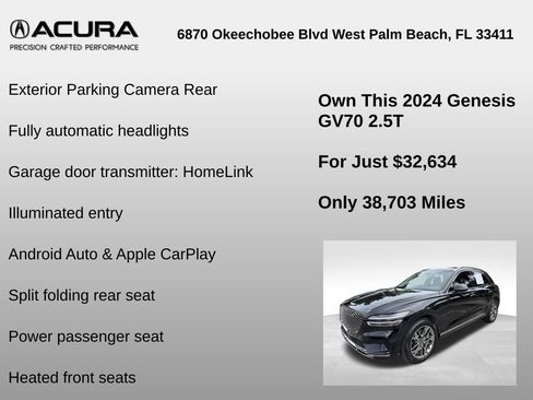 Used 2024 Genesis GV70 2.5T AWD/4WD image 18