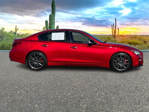 Used 2024 INFINITI Q50 Red Sport 400 image 3
