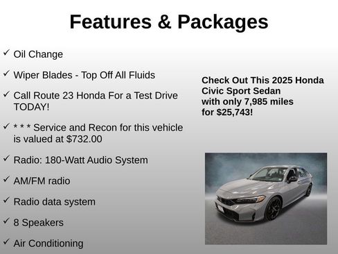 Used 2025 Honda Civic Sport image 4