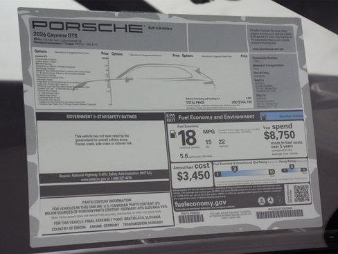 New 2026 Porsche Cayenne GTS image 25