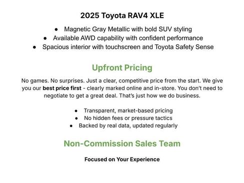 Used 2025 Toyota RAV4 XLE AWD/4WD image 3