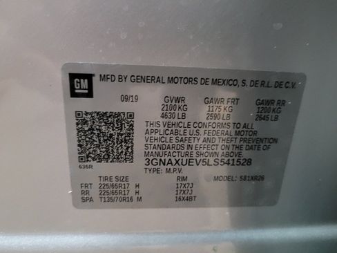 Used 2020 Chevrolet Equinox LT AWD/4WD image 33