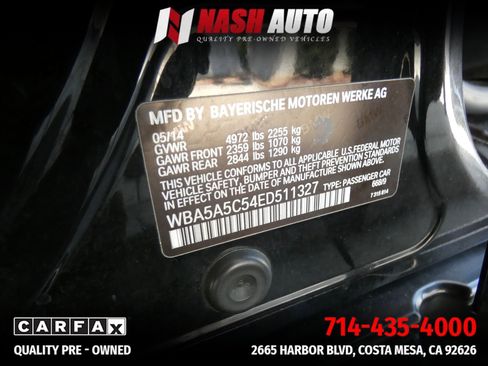 Used 2014 BMW 528i Sedan RWD image 76