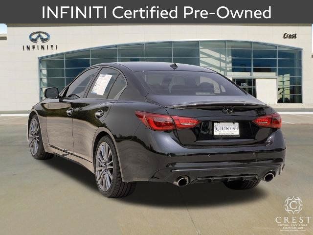 Certified 2023 INFINITI Q50 Red Sport 400 w/ Black Opal Edition RWD image 8