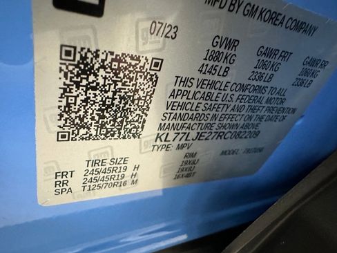 Certified 2024 Chevrolet Trax RS w/ Driver Confidence Package image 37