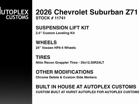 Used 2026 Chevrolet Suburban Z71 w/ Z71 Off-Road Package image 2