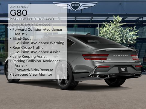New 2026 Genesis G80 2.5T Sport Prestige AWD/4WD image 7