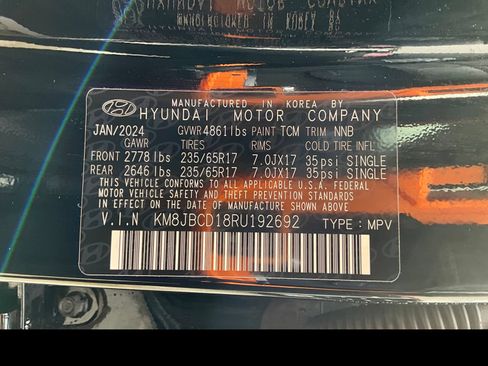 Used 2024 Hyundai Tucson Blue AWD/4WD image 19