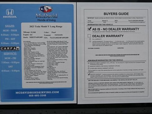 Used 2023 Tesla Model Y Long Range AWD/4WD image 30