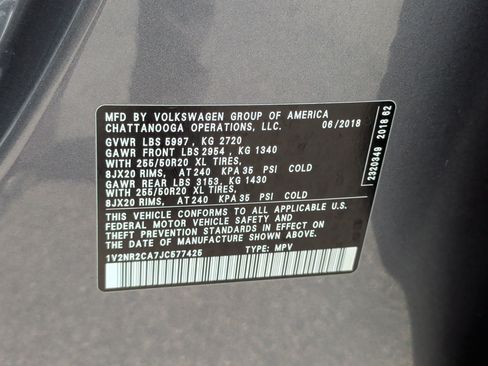 Used 2018 Volkswagen Atlas SEL Premium AWD/4WD image 42