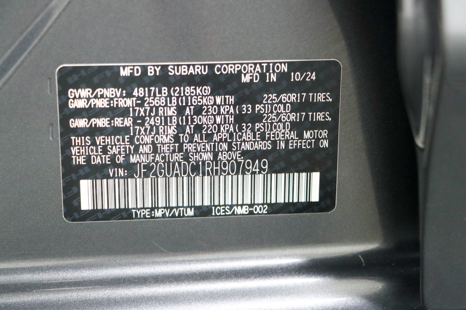 Used 2024 Subaru Crosstrek 2.0i Premium AWD/4WD image 33