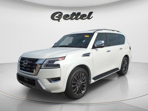 Certified 2023 Nissan Armada Platinum w/ Cargo Package RWD image 1