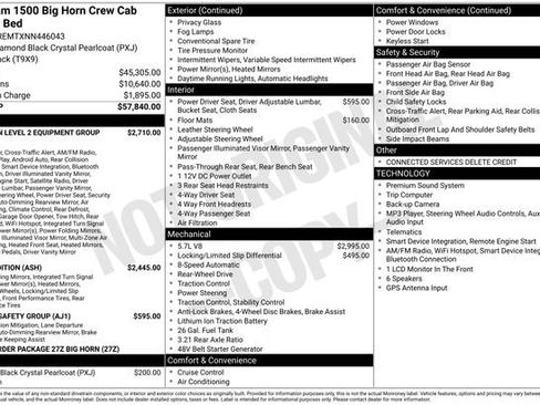 Used 2022 RAM 1500 Big Horn RWD image 8