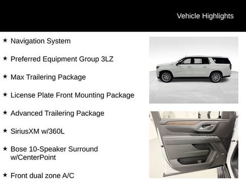 Certified 2024 Chevrolet Suburban High Country w/ Max Trailering Package AWD/4WD image 27