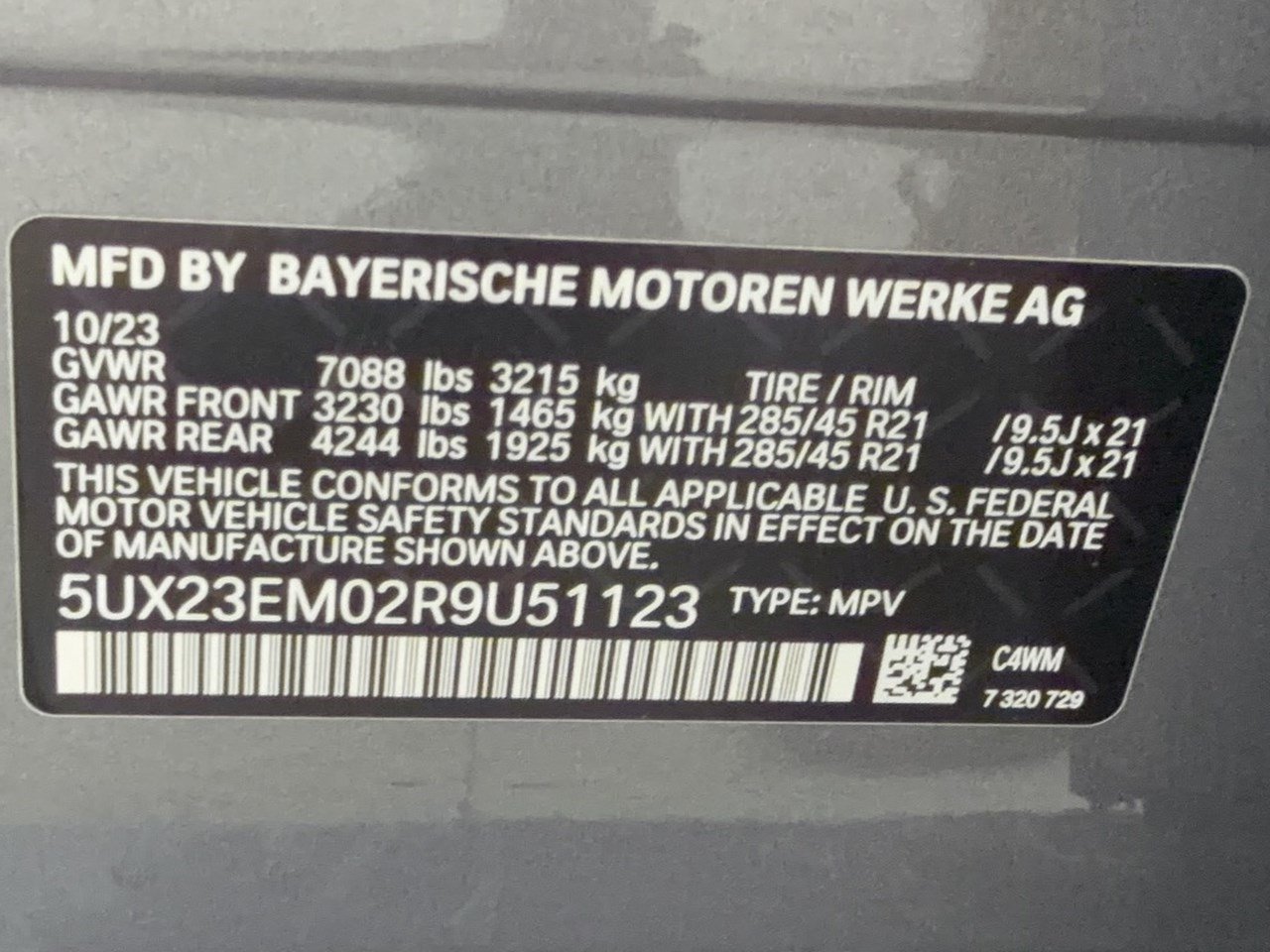 Certified 2024 BMW X7 xDrive40i AWD/4WD image 31