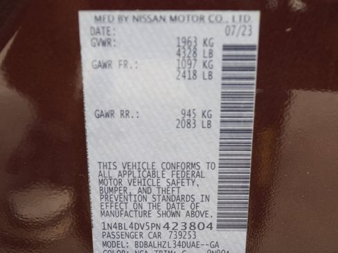 Used 2023 Nissan Altima 2.5 SV w/ SV Premium Package image 26