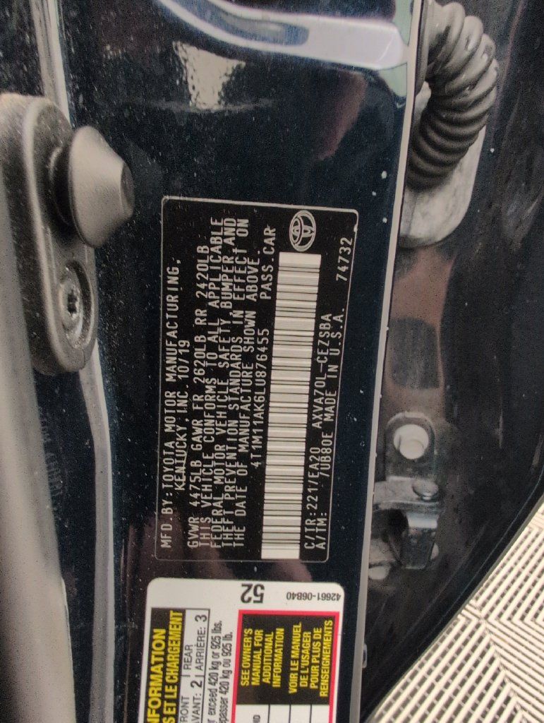 Used 2020 Toyota Camry SE w/ Convenience Package FWD image 39