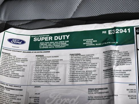 Used 2024 Ford F250 Limited image 85