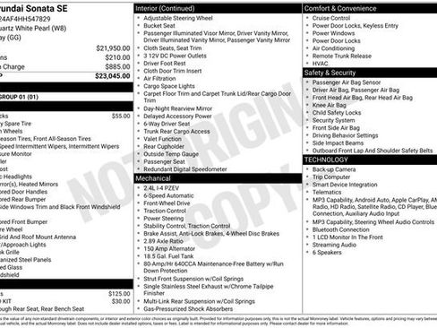 Used 2017 Hyundai Sonata SE FWD image 4