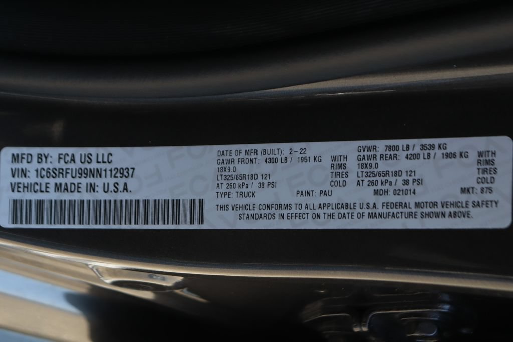 Used 2022 RAM 1500 TRX w/ TRX Level 2 Equipment Group AWD/4WD image 61