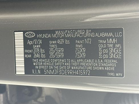 Used 2024 Hyundai Tucson SEL w/ Convenience Package FWD image 32